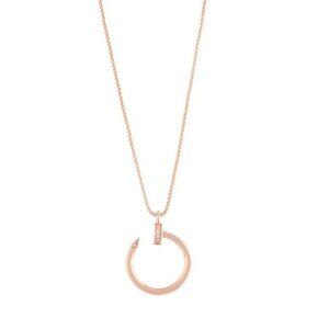 Jones New York Nail Pendant Rose Gold Plated